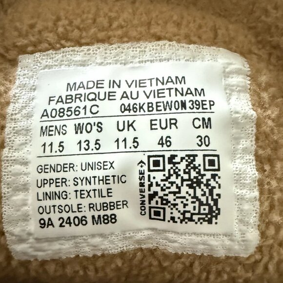 Converse Men's Chuck Taylor CTAs Malden Street Mid Boots Water Repellent Brown - Picture 2 of 10